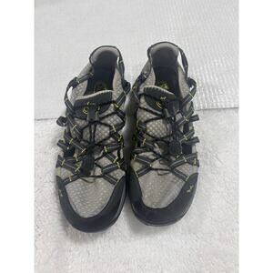 Chaco OutCross Evo 1 Women’s Water Hiking Shoes Gray Yellow Size 8.5 Quick Lace